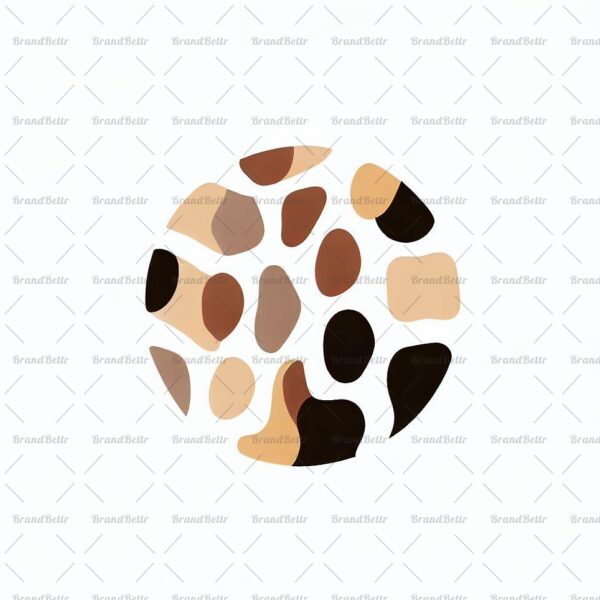 Abstrakte Giraffenflecken